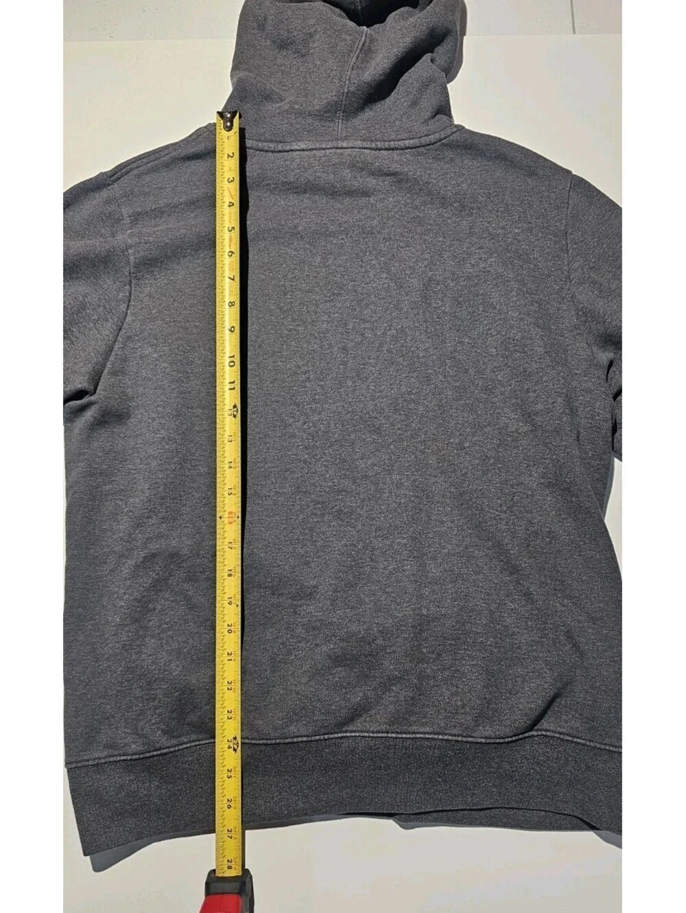 The North Face Hoodie Men's Large Gray Pullover Big Logo Sweatshirt Regular LG